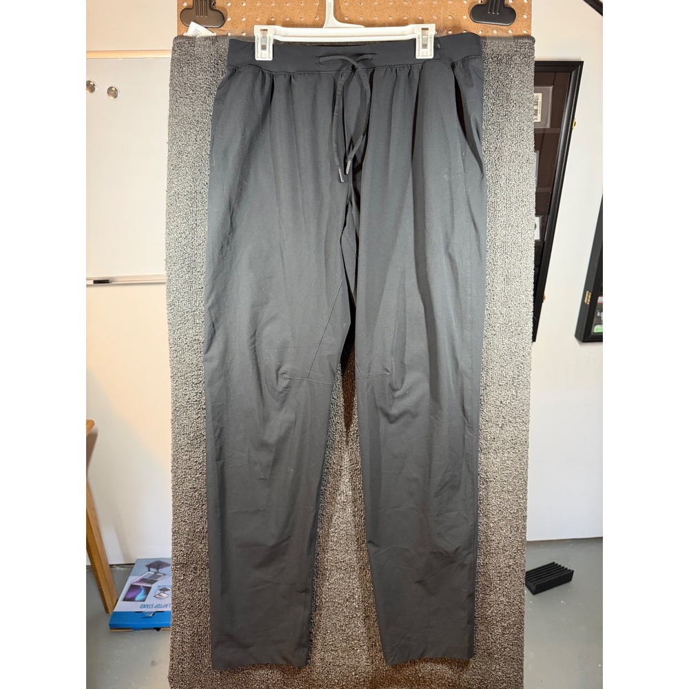 Lululemon ABC Jogger Mens Large Black Tapered Activewear Pants